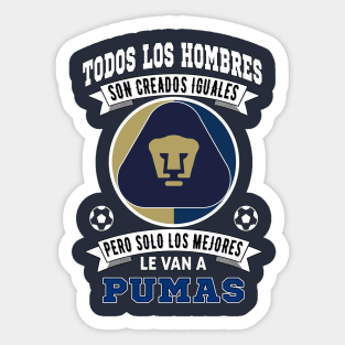 Pumas de la UNAM los Mejores le van a Pumas Futbol Soccer Mexicano Sticker
